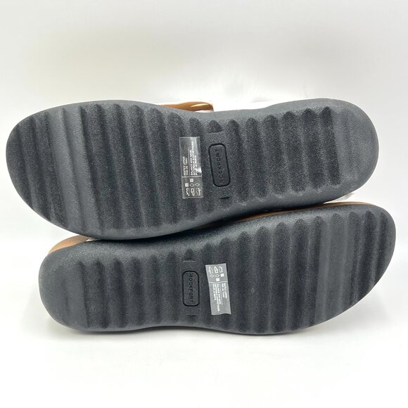 10W‎ 10 WIDE WIDTH Rockport Ridge Sling White Jeweled Sandals Shoes - Picture 9 of 13